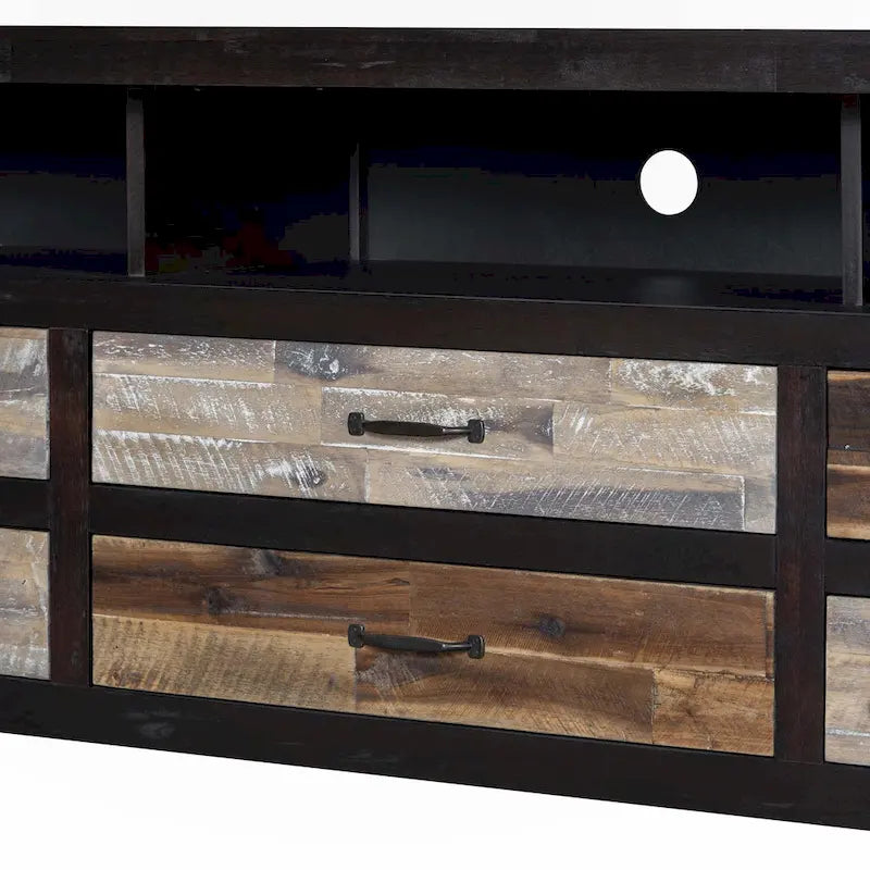TV Stand with 6 Drawers and 3 Shelves