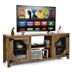 TV Stand Entertainment Media Center for TVs up to 65 w/Steel - 58 x 15.5 x 24