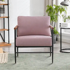 Comfy Simple Upholstered Single Armchair for Living Room