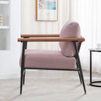 Comfy Simple Upholstered Single Armchair for Living Room