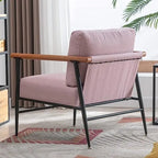 Comfy Simple Upholstered Single Armchair for Living Room
