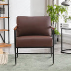Comfy Simple Upholstered Single Armchair for Living Room