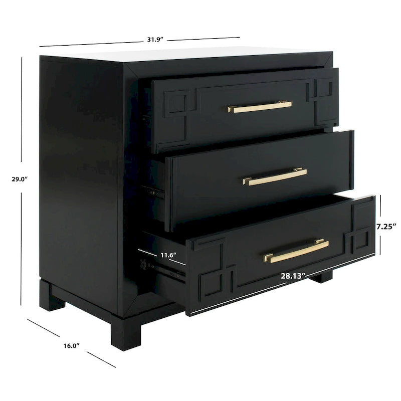 3-Drawer Chest