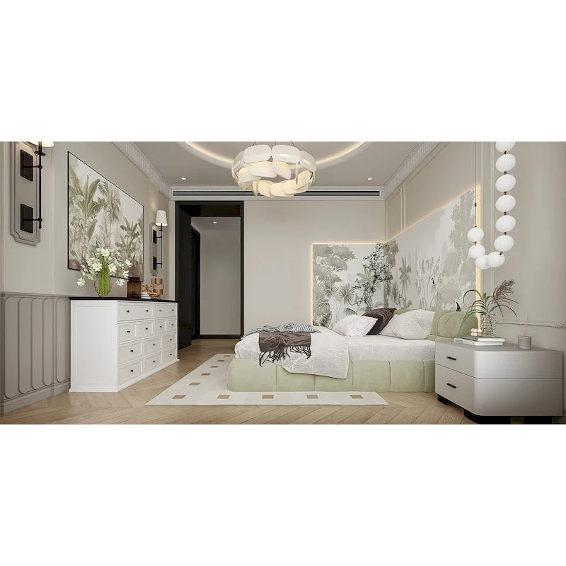 61W Legant 12-Drawer Dresser for Modern Home Decor Accent Cabinet