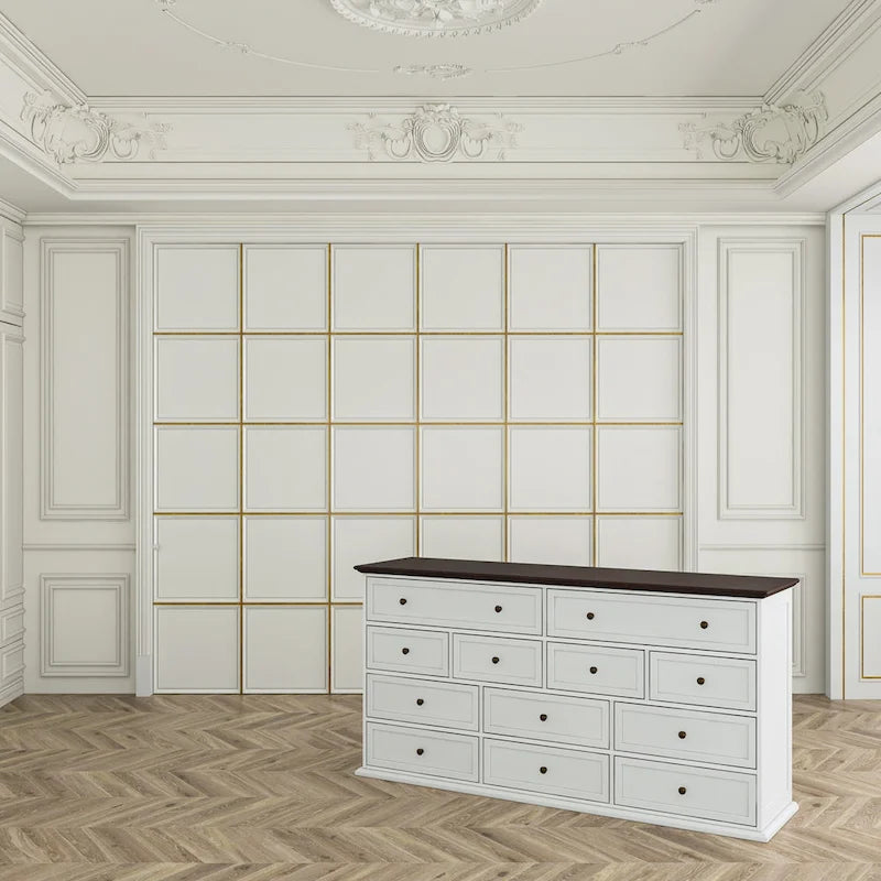 61W Legant 12-Drawer Dresser for Modern Home Decor Accent Cabinet