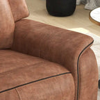 Manual reclining chair with soft and comfortable cushions